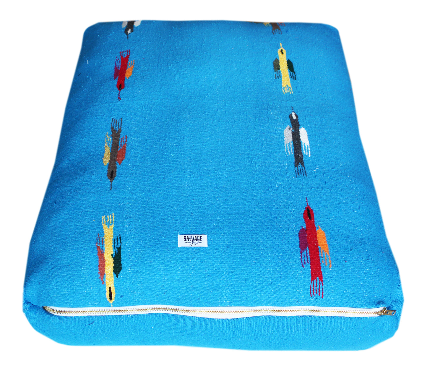 Thunderbird Rectangulo Bed- Blue