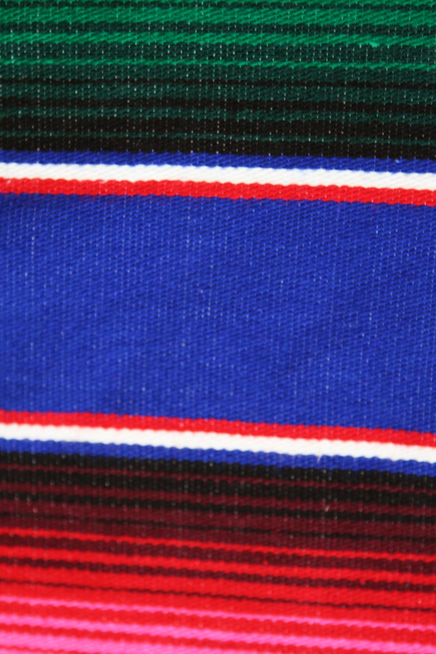 Saltillo Serape Blanket - Azul