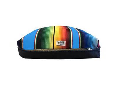 Saltillo Serape Rectangulo- Light Blue