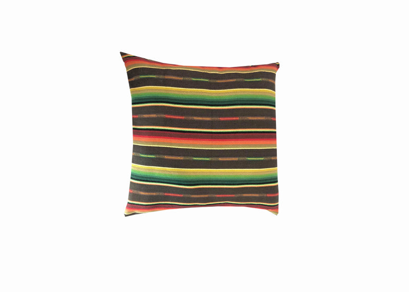 Sundance Serape Square Home Pillow- Chocolate Fiesta