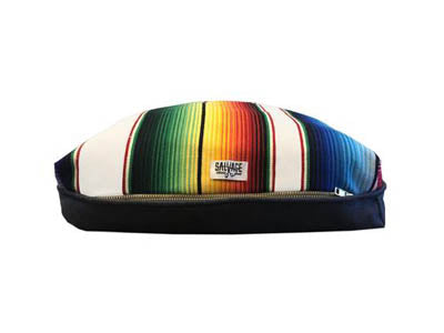 Saltillo Serape Rectangulo- White