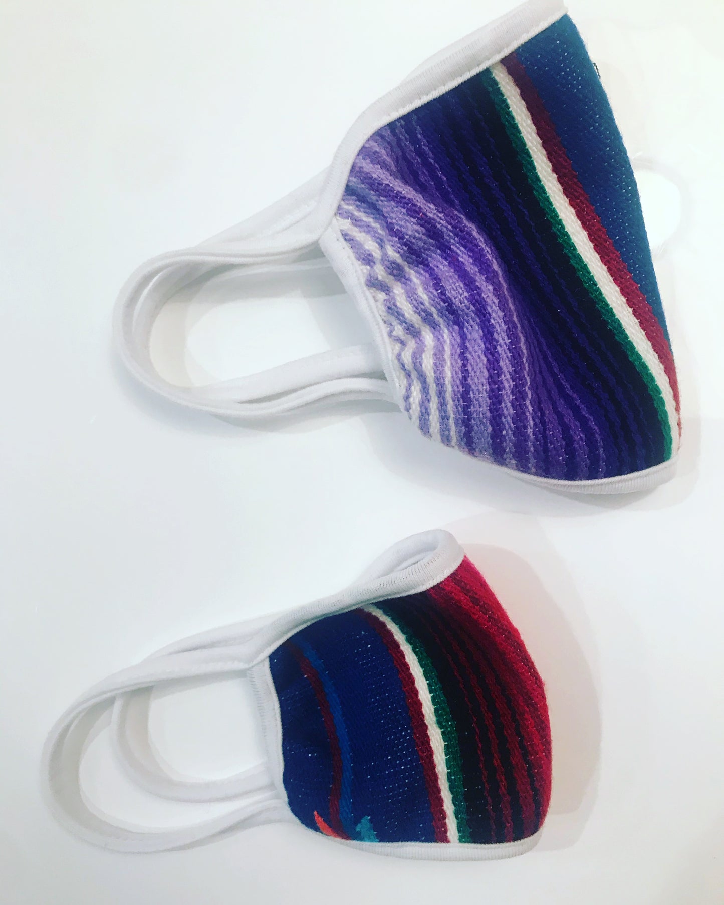 10 Pack Adult serape three layered face mask- assorted