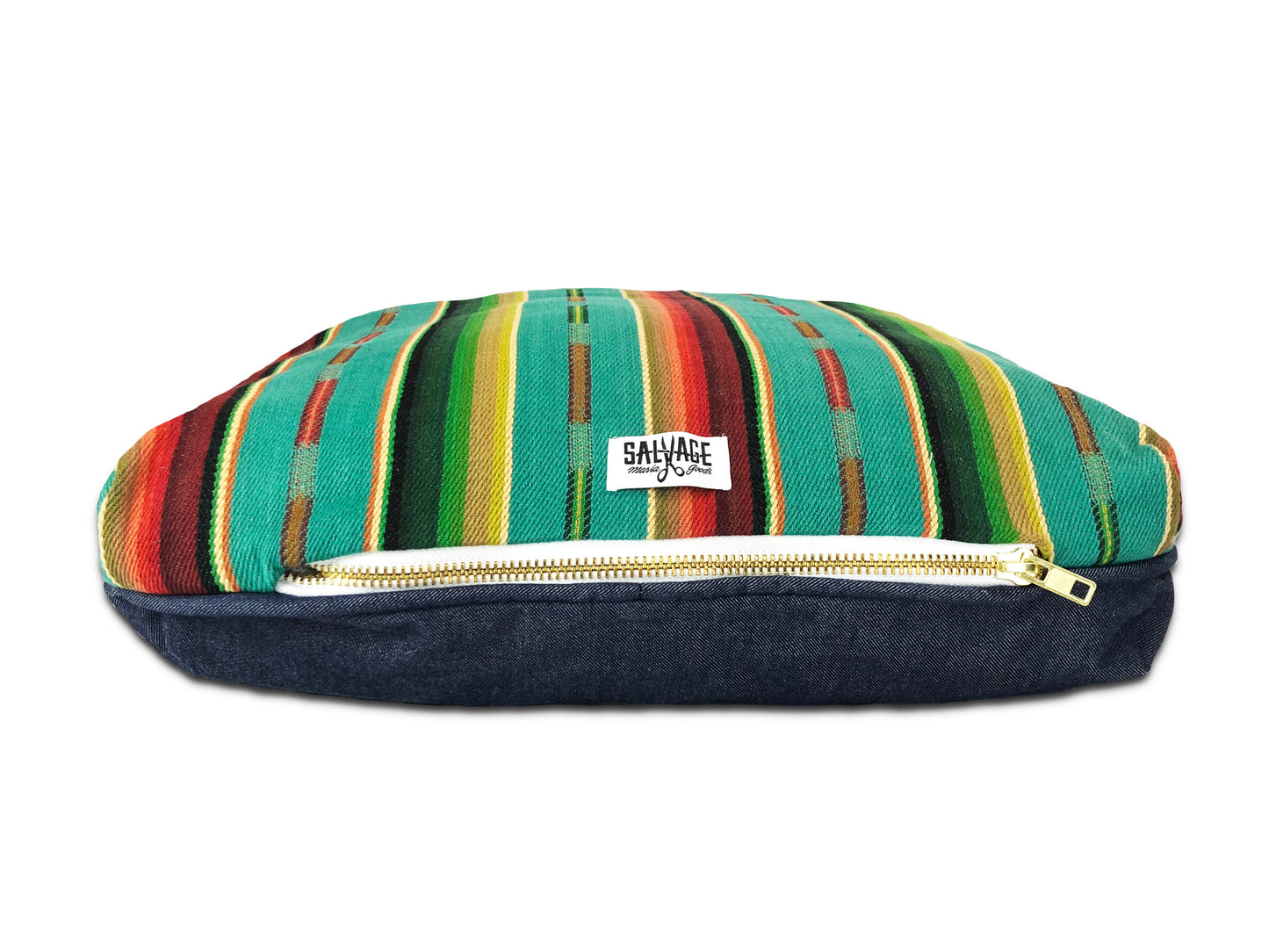 Sundance Serape Rectangulo Cushion- Teal