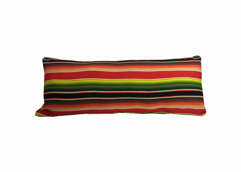 Sundance Serape Long Rectangular Pillow - Red Stripe